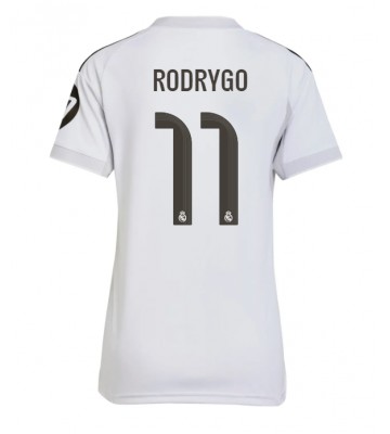 Real Madrid Rodrygo Goes #11 Dámské Domácí Dres 2025-26 Krátký Rukáv Real Madrid Rodrygo Goes #11 Dámské Domácí Dres 2025-26 Krátký Rukáv