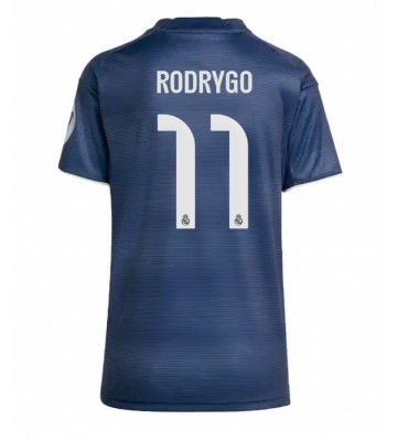 Real Madrid Rodrygo Goes #11 Dámské Venkovní Dres 2025-26 Krátký Rukáv Real Madrid Rodrygo Goes #11 Dámské Venkovní Dres 2025-26 Krátký Rukáv