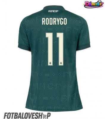 Real Madrid Rodrygo Goes #11 Dámské Venkovní Dres 2026-27 Krátký Rukáv