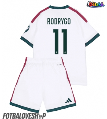 Real Madrid Rodrygo Goes #11 Dětské Domácí Dres 2026-27 Krátký Rukáv (+ trenýrky)