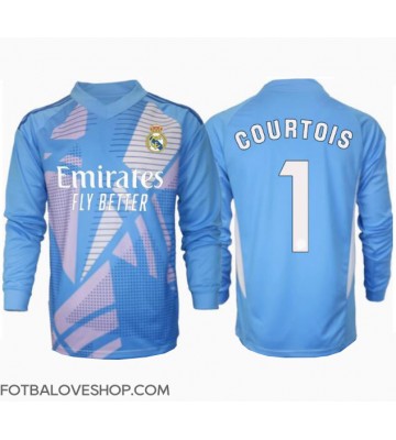 Real Madrid Thibaut Courtois #1 Brankářské Domácí Dres 2024-25 Dlouhý Rukáv