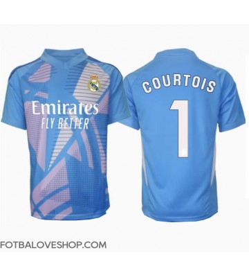 Real Madrid Thibaut Courtois #1 Brankářské Domácí Dres 2024-25 Krátký Rukáv