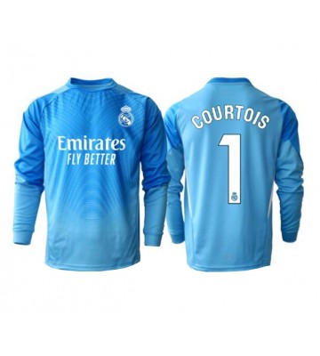 Real Madrid Thibaut Courtois #1 Brankářské Domácí Dres 2025-26 Dlouhý Rukáv