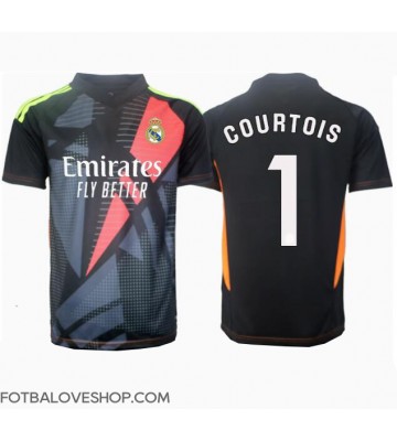 Real Madrid Thibaut Courtois #1 Brankářské Venkovní Dres 2024-25 Krátký Rukáv
