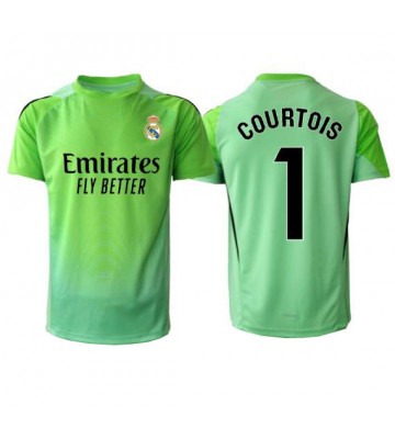 Real Madrid Thibaut Courtois #1 Brankářské Venkovní Dres 2025-26 Krátký Rukáv
