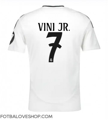 Real Madrid Vinicius Junior #7 Domácí Dres 2024-25 Krátký Rukáv