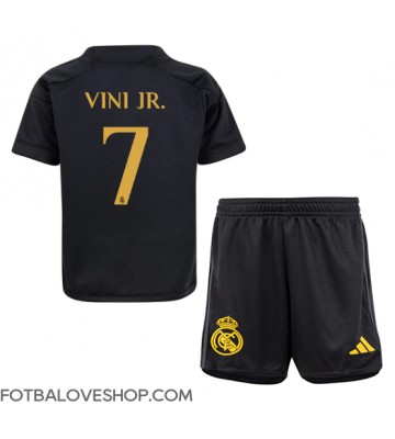 Real Madrid Vinicius Junior #7 Dětské Alternativní Dres 2023-24 Krátký Rukáv (+ trenýrky)