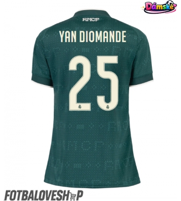 Real Madrid Yan Diomande #25 Dámské Venkovní Dres 2026-27 Krátký Rukáv
