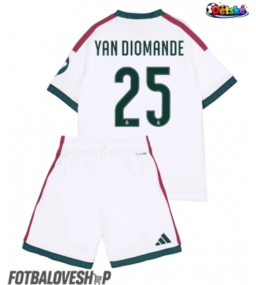 Real Madrid Yan Diomande #25 Dětské Domácí Dres 2026-27 Krátký Rukáv (+ trenýrky)