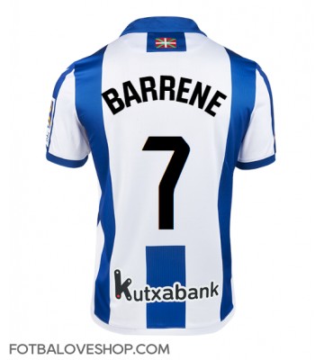 Real Sociedad Ander Barrenetxea #7 Domácí Dres 2024-25 Krátký Rukáv