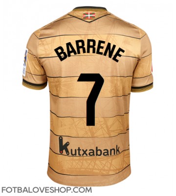 Real Sociedad Ander Barrenetxea #7 Venkovní Dres 2024-25 Krátký Rukáv