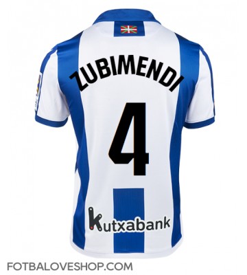 Real Sociedad Martin Zubimendi #4 Domácí Dres 2024-25 Krátký Rukáv