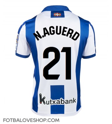 Real Sociedad Nayef Aguerd #21 Domácí Dres 2024-25 Krátký Rukáv
