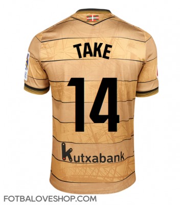 Real Sociedad Takefusa Kubo #14 Venkovní Dres 2024-25 Krátký Rukáv