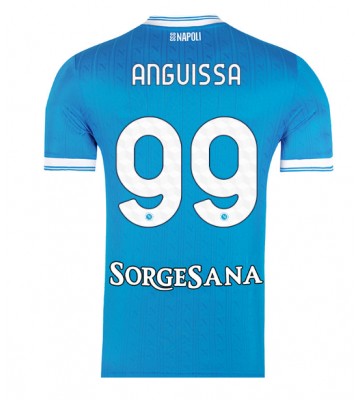 SSC Napoli Frank Anguissa #99 Domácí Dres 2025-26 Krátký Rukáv
