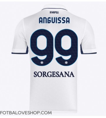 SSC Napoli Frank Anguissa #99 Venkovní Dres 2024-25 Krátký Rukáv
