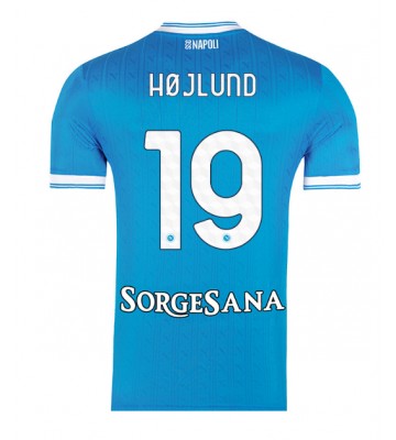 SSC Napoli Rasmus Hojlund #19 Domácí Dres 2025-26 Krátký Rukáv