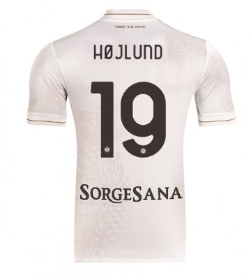 SSC Napoli Rasmus Hojlund #19 Venkovní Dres 2025-26 Krátký Rukáv