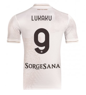 SSC Napoli Romelu Lukaku #9 Venkovní Dres 2025-26 Krátký Rukáv
