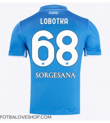 SSC Napoli Stanislav Lobotka #68 Domácí Dres 2024-25 Krátký Rukáv