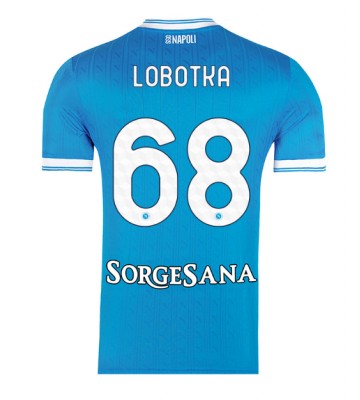 SSC Napoli Stanislav Lobotka #68 Domácí Dres 2025-26 Krátký Rukáv