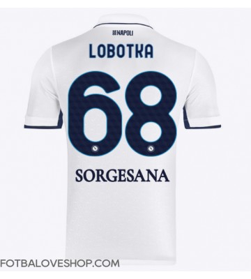 SSC Napoli Stanislav Lobotka #68 Venkovní Dres 2024-25 Krátký Rukáv