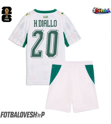Senegal Habib Diallo #20 Dětské Domácí Dres MS 2026 Krátký Rukáv (+ trenýrky)