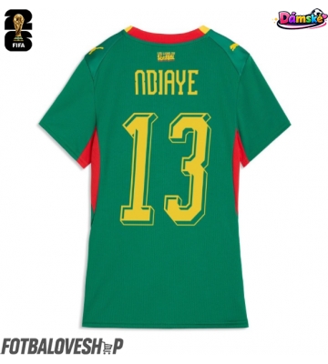 Senegal Iliman Ndiaye #13 Dámské Venkovní Dres MS 2026 Krátký Rukáv
