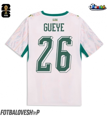 Senegal Pape Gueye #26 Domácí Dres MS 2026 Krátký Rukáv