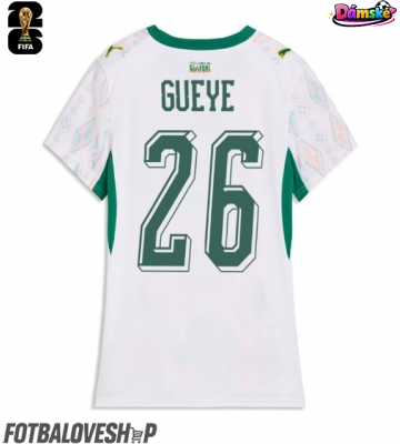 Senegal Pape Gueye #26 Dámské Domácí Dres MS 2026 Krátký Rukáv