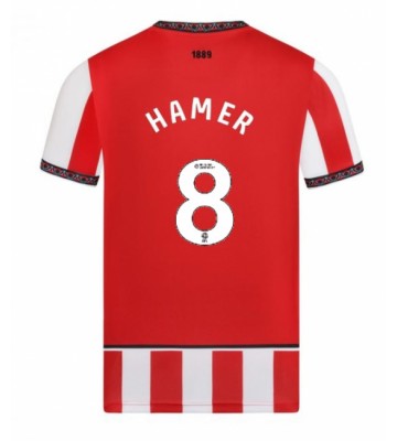 Sheffield United Gustavo Hamer #8 Domácí Dres 2025-26 Krátký Rukáv Sheffield United Gustavo Hamer #8 Domácí Dres 2025-26 Krátký Rukáv