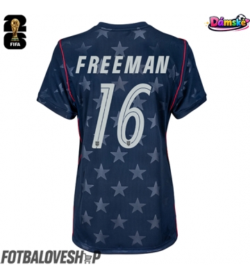 Spojené státy Alex Freeman #16 Dámské Venkovní Dres MS 2026 Krátký Rukáv