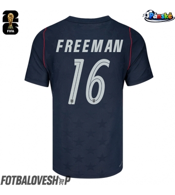 Spojené státy Alex Freeman #16 Venkovní Dres MS 2026 Krátký Rukáv