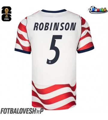 Spojené státy Antonee Robinson #5 Domácí Dres MS 2026 Krátký Rukáv
