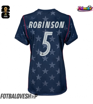 Spojené státy Antonee Robinson #5 Dámské Venkovní Dres MS 2026 Krátký Rukáv