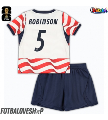 Spojené státy Antonee Robinson #5 Dětské Domácí Dres MS 2026 Krátký Rukáv (+ trenýrky)