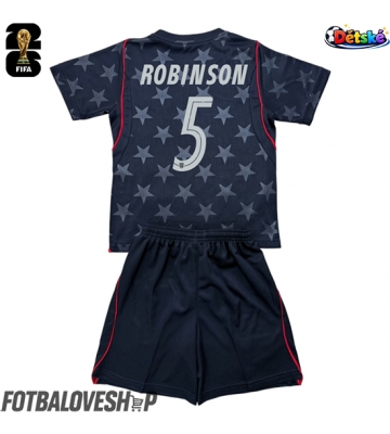 Spojené státy Antonee Robinson #5 Dětské Venkovní Dres MS 2026 Krátký Rukáv (+ trenýrky)