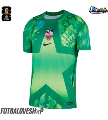 Spojené státy Brankářské Domácí Dres MS 2026 Krátký Rukáv