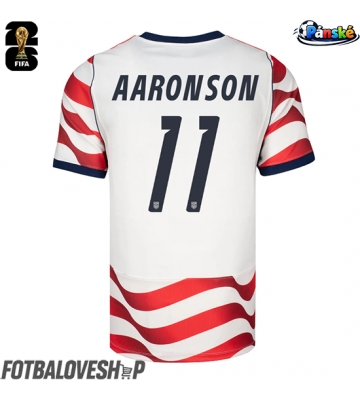 Spojené státy Brenden Aaronson #11 Domácí Dres MS 2026 Krátký Rukáv