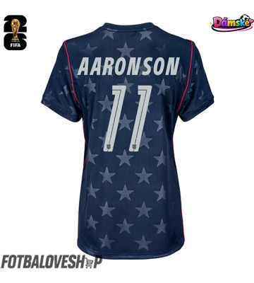 Spojené státy Brenden Aaronson #11 Dámské Venkovní Dres MS 2026 Krátký Rukáv
