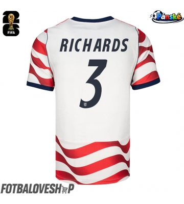 Spojené státy Chris Richards #3 Domácí Dres MS 2026 Krátký Rukáv