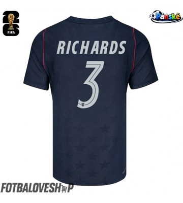 Spojené státy Chris Richards #3 Venkovní Dres MS 2026 Krátký Rukáv
