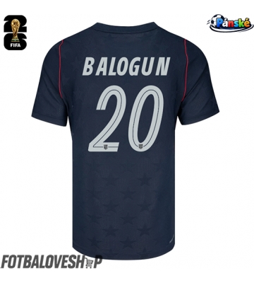 Spojené státy Folarin Balogun #20 Venkovní Dres MS 2026 Krátký Rukáv