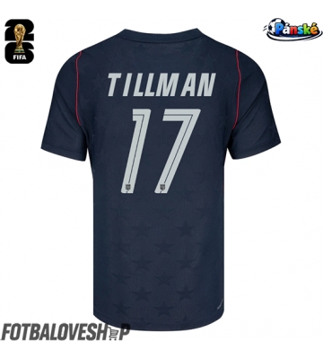 Spojené státy Malik Tillman #17 Venkovní Dres MS 2026 Krátký Rukáv