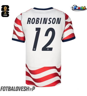 Spojené státy Miles Robinson #12 Domácí Dres MS 2026 Krátký Rukáv
