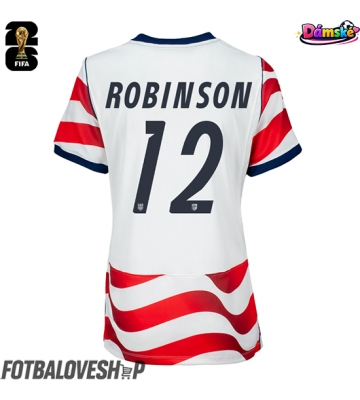 Spojené státy Miles Robinson #12 Dámské Domácí Dres MS 2026 Krátký Rukáv