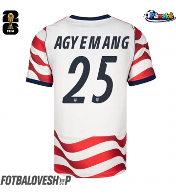 Spojené státy Patrick Agyemang #25 Domácí Dres MS 2026 Krátký Rukáv
