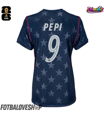 Spojené státy Ricardo Pepi #9 Dámské Venkovní Dres MS 2026 Krátký Rukáv