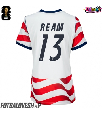 Spojené státy Tim Ream #13 Dámské Domácí Dres MS 2026 Krátký Rukáv