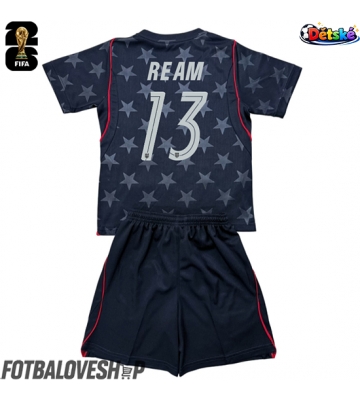 Spojené státy Tim Ream #13 Dětské Venkovní Dres MS 2026 Krátký Rukáv (+ trenýrky)